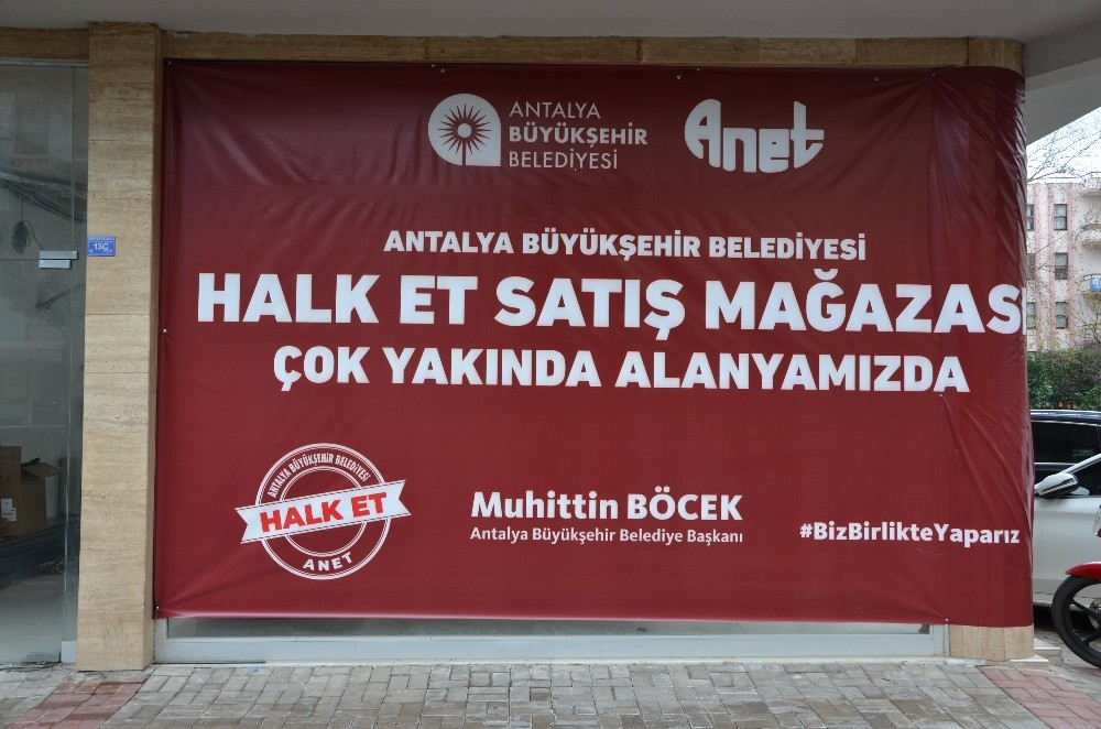 Halk Et’in 3. Satış mağazası Alanya’da açılıyor 