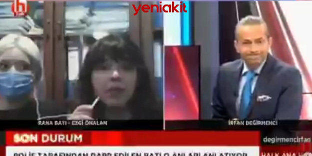 Halk TV canlı yayınında Türk polisine ahlaksız iftira!