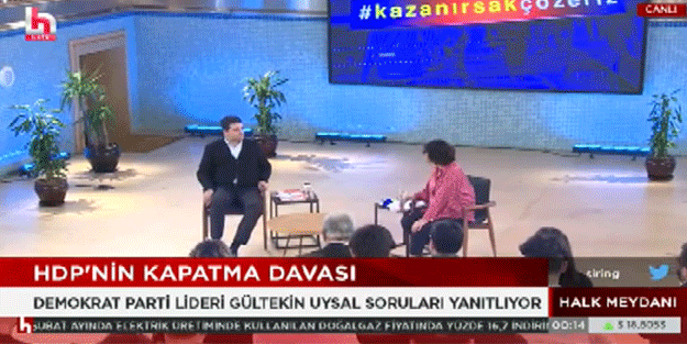 Halk TV'de büyük alçaklık! Merhum Menderes'in partisi ile HDP'nin kapatılmasını kıyasladılar