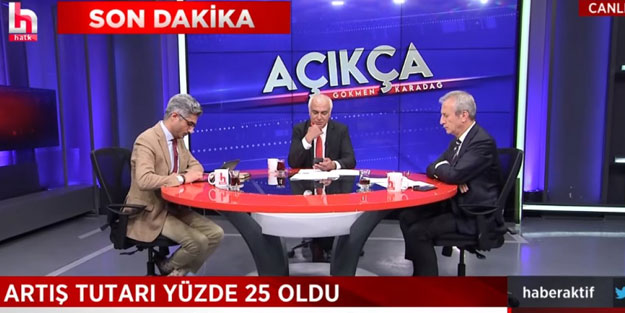 Halk TV'de rakı hesabı