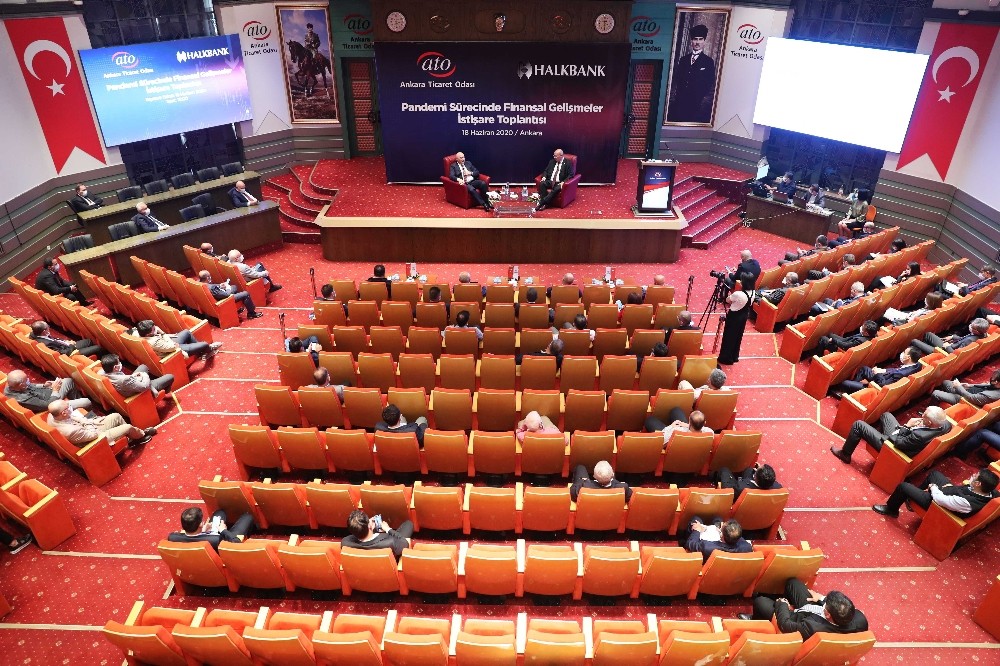 Halkbank Genel Müdürü Arslan, ATO üyeleri ile buluştu 