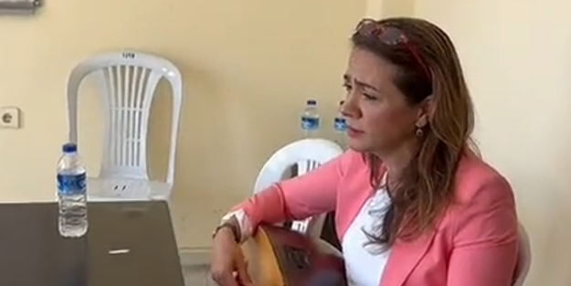 Halktan biriymişim gibi çek panpa! Rezidans kraliçesinden ‘kuru soğan’ türküsü