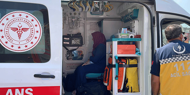 Hamama giden 7 kadın hastaneye zor yetişti