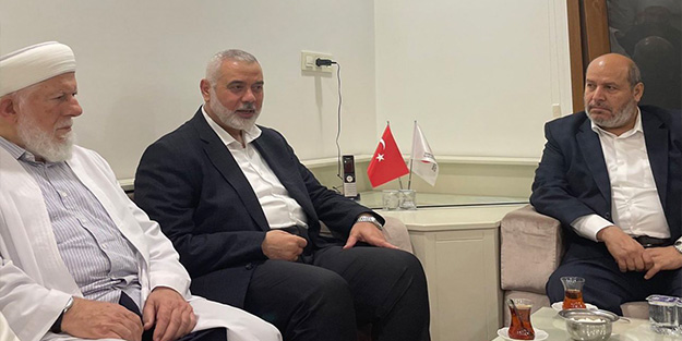 Hamas lideri Haniye'den İsmailağa'ya taziye ziyareti!