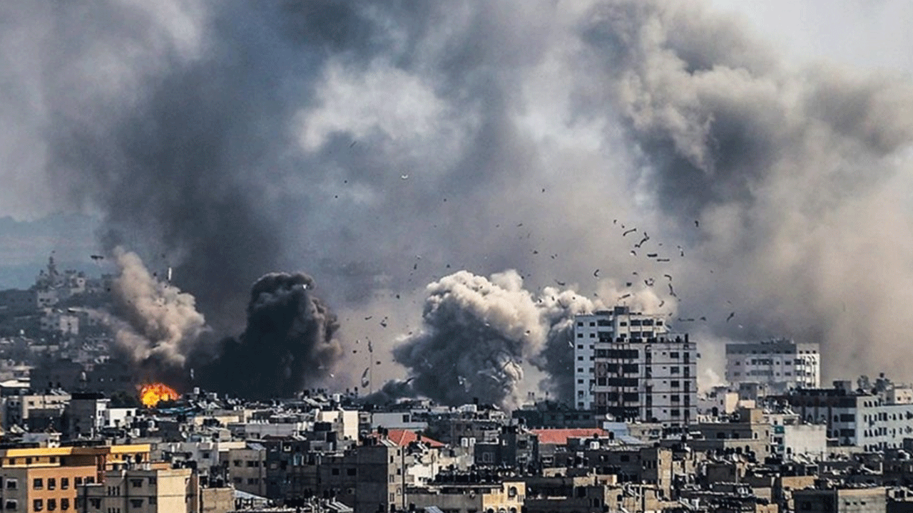 HAMAS siyonistlere bomba yağdırıyor! Alarma geçildi!