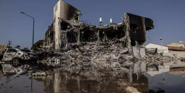 Hamas'ın sızdığı kentten kareler