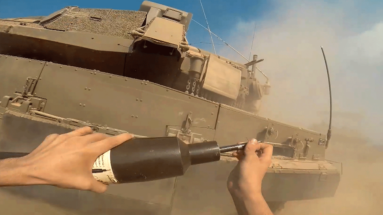 Hamas’tan İsrail’e dev saldırı! 3 tank vuruldu!