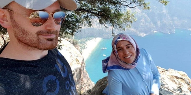 Hamile eşini kayalıklardan ölüme itmişti... Katil koca tatilde!