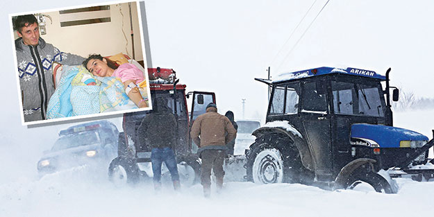 Hamile kadın için seferber oldular