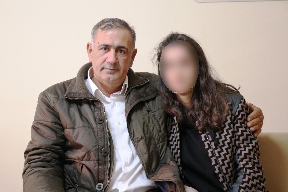 Hamile kadına koca şiddetti 