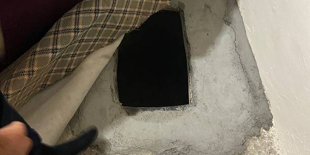 Hamile kadını vuran zanlı, evinde kanepenin altına kazdığı çukurda yakalandı