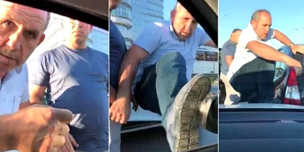 Hamile kadının aracına saldıranların kimliği belli oldu! Trafik magandaları 'işadamı' çıktı