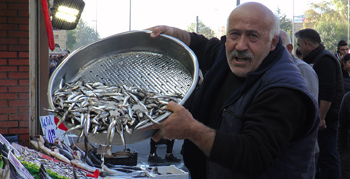 Hamsi tezgahta bereketiyle yer aldı