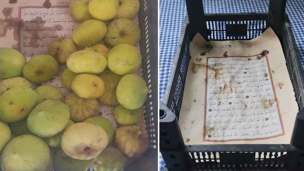 Hangi edepsiz yaptı bunu? Yüce Kur'an'a büyük saygısızlık!