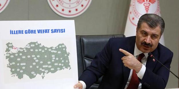 Hangi ilde koronadan kaç kişi öldü?