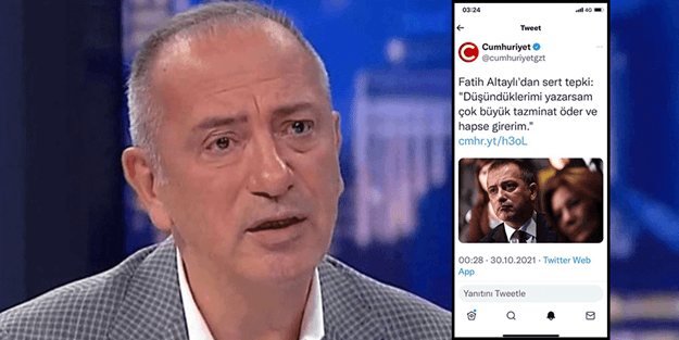 Hangimiz Diyanet'e daha fazla küfür ederiz yarışı! Cumhuriyet gazetesi ile Fatih Altaylı birbirine düştü
