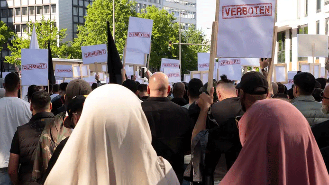 Hani Almanya’da ifade özgürlüğü vardı! Hilafet çağrısı yapan derneğe yasak