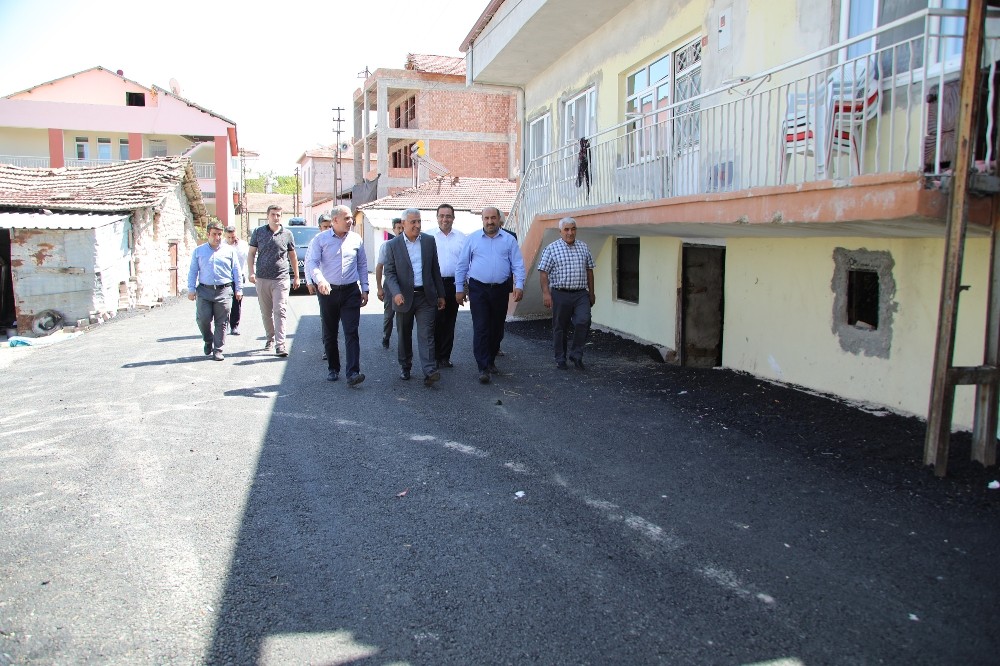 Hanımınçiftliği sıcak asfalta kavuştu 