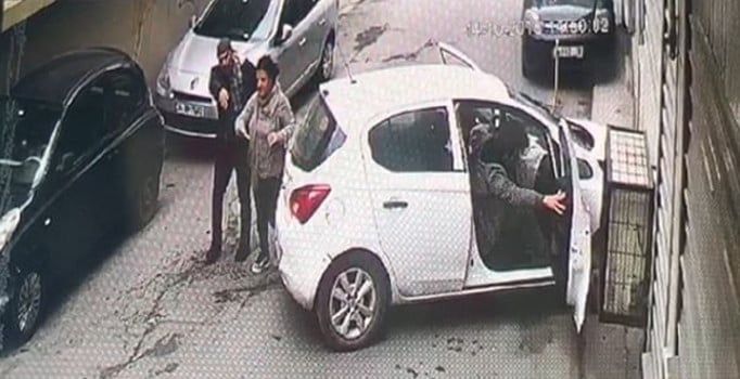 Harbiye’de fren yerine gaza basınca ortalık karıştı