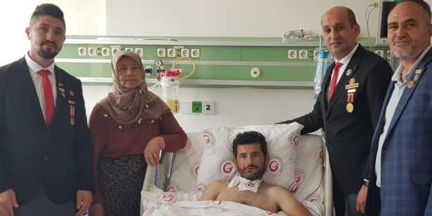 Harekatta yaralanan askerimizden güzel haber