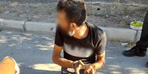 Hareketli anlar! Polis bacağından vurmak zorunda kaldı
