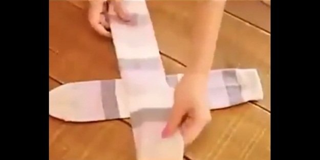 Harika çorap katlama tekniği