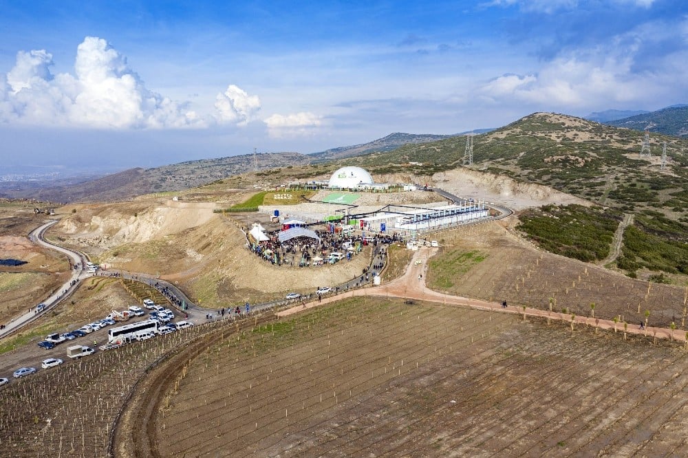 Harmandalı biyogaz tesisi ziyarete açıldı 