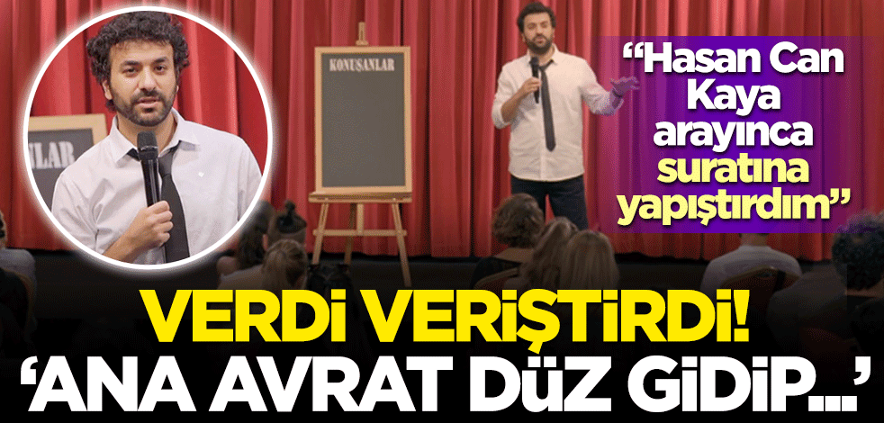 Hasan Can Kaya'ya verdi veriştirdi: Zıpırın biri seyircinin yüzüne ana avrat düz gidip ekmeğini kazanıyor!