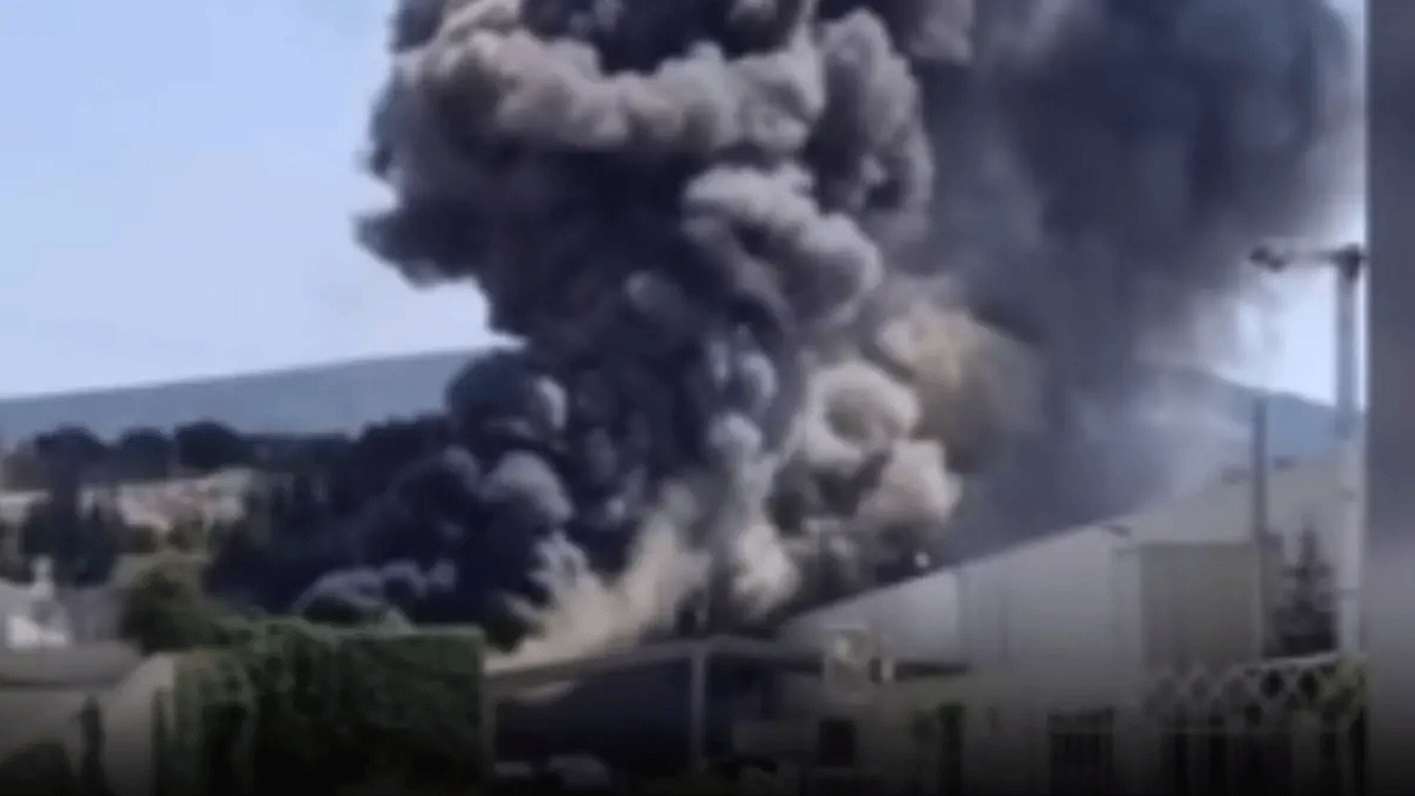 Hasanağa Organize Sanayi bölgesinde yangın