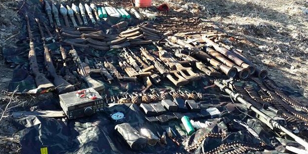 PKK'nın cephanesi ele geçirildi