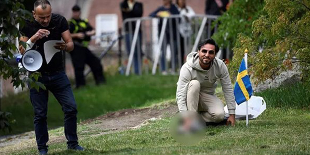 Haşdi Şabi milisinden yeni provokasyon! Kur'an-ı Kerim'i ayaklarının altına alarak ezdi