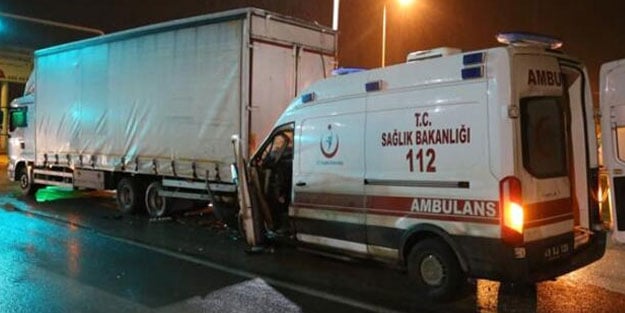 Hasta nakli sırasında ölümlü kaza
