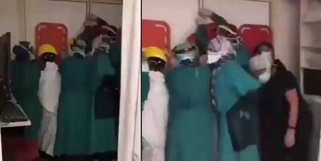 Hasta yakınları saldırdı! Doktorlar barikat kurdu