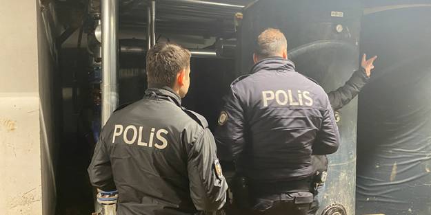 Hastane inşaatının kazan dairesinde korkutan yangın