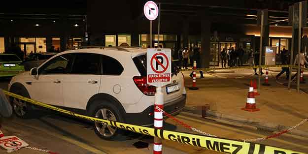 Hastane otoparkına silahlı saldırı düzenlendi!