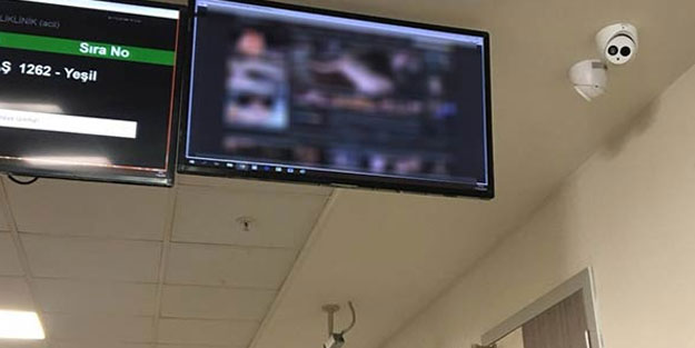 Hastanede büyük skandal! Cinsel içerikli görüntüler, hasta bilgilendirme ekranına yansıdı!