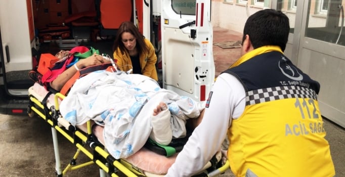 Hastaneden kaçmak isterken 3'üncü kattan düştü