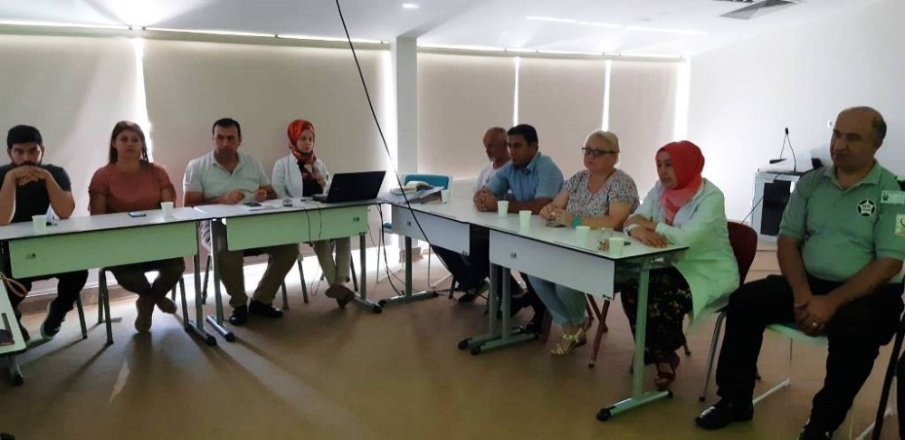 Hastanede masa başı tatbikatı 