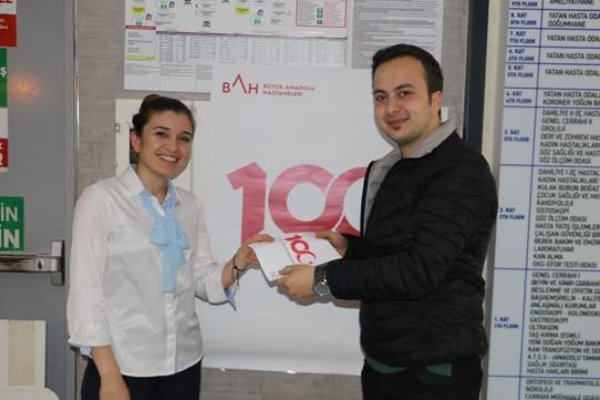 Hastaneden 100. yıl etkinliği 