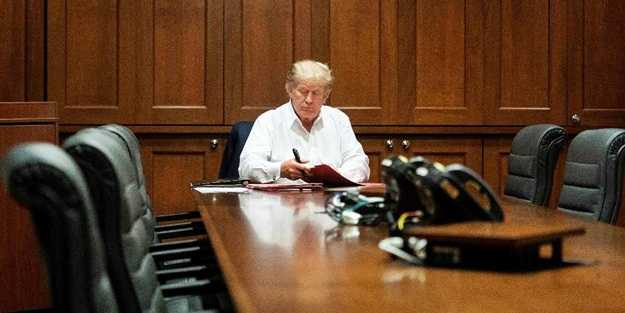 Hastaneden ayrılmak istiyordu! Trump'a kötü haber