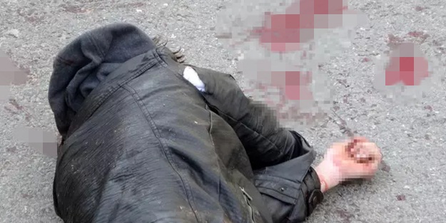 Hastaneden kaçtı, araçlara kaldırım taşı atarken bıçaklandı