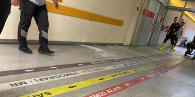 Hastaneyi savaş alanına çevirdiler