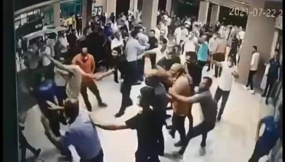 Hastaneyi savaş alanına döndürdüler