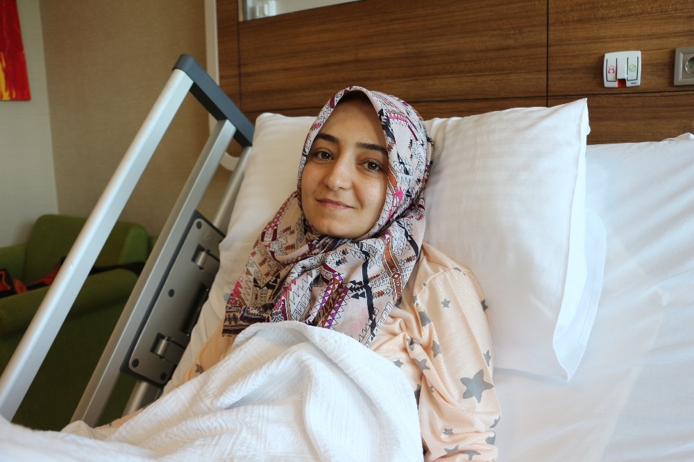 Hastanın rahminden 41 miyom çıkartıldı 