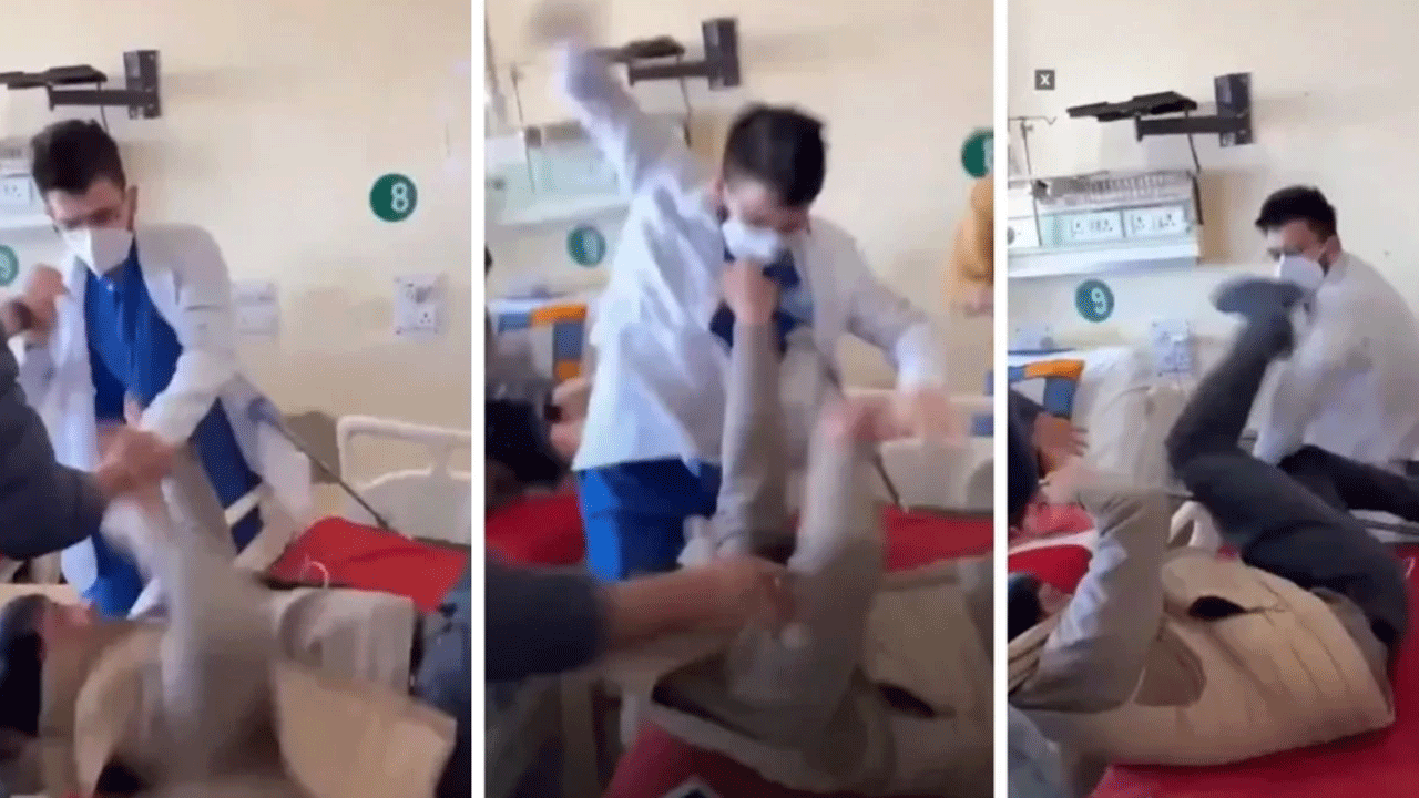 Hastasını tekme tokat döven doktor görevden uzaklaştırıldı