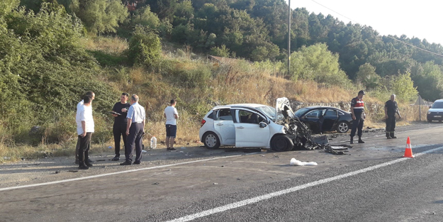 Hatalı sollama kazayı getirdi: 2 ölü, 5 yaralı