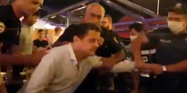 Hatay Baro Başkanı polisleri provoke etmeye kalkışınca gözaltına alındı