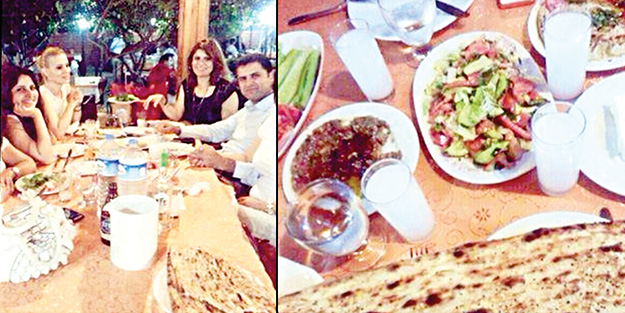 Hatay 'Baron'u çocuklarını içkili restorana götürmüş