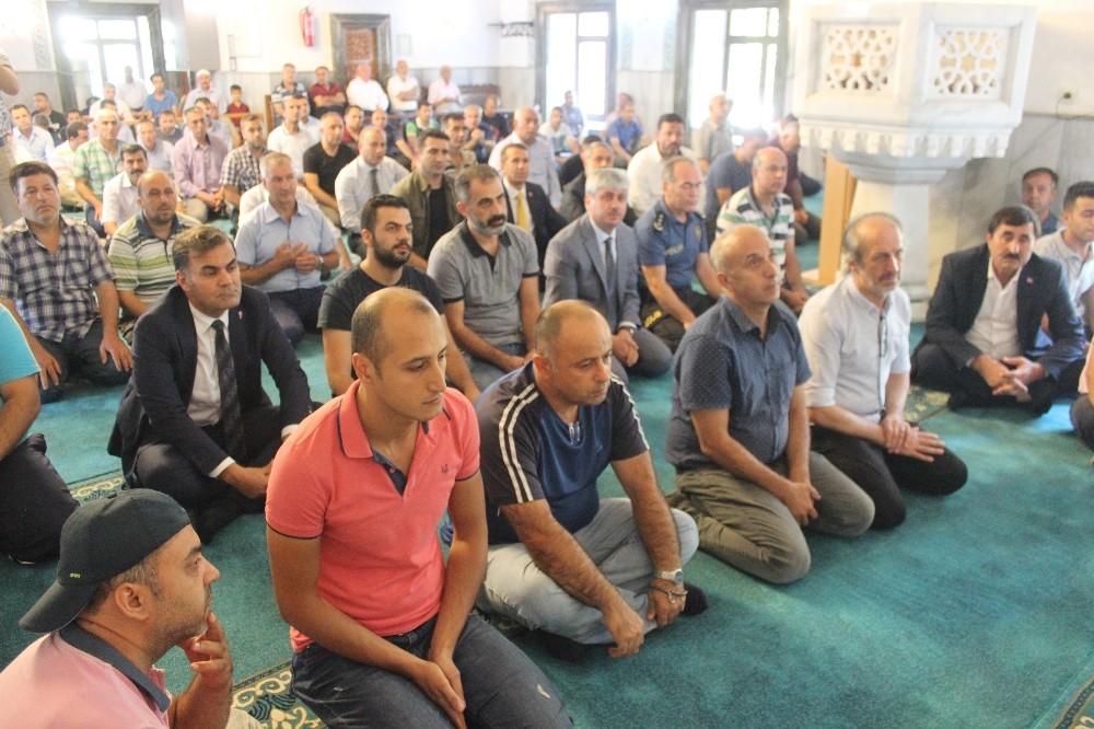 Hatay emniyet müdürünün eşi için mevlit okutuldu 