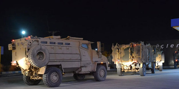 Hatay-Suriye sınır hattına askeri sevkiyat